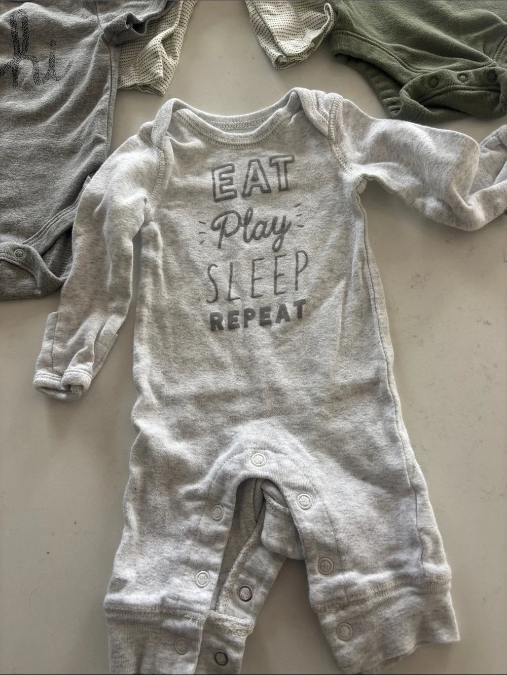 Carters Rust Quilted Hoodie and Stripe Pants Set and lots more newborn bundle